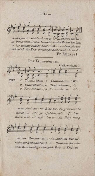 «O TANNENBAUM, O TANNENBAUM…»